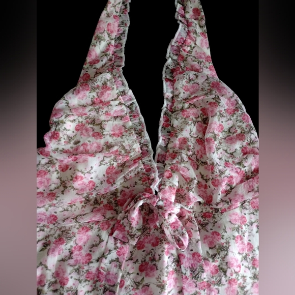 🙂Wild Fable Floral Halter Neck Dress Size Large NWT - Picture 5 of 8